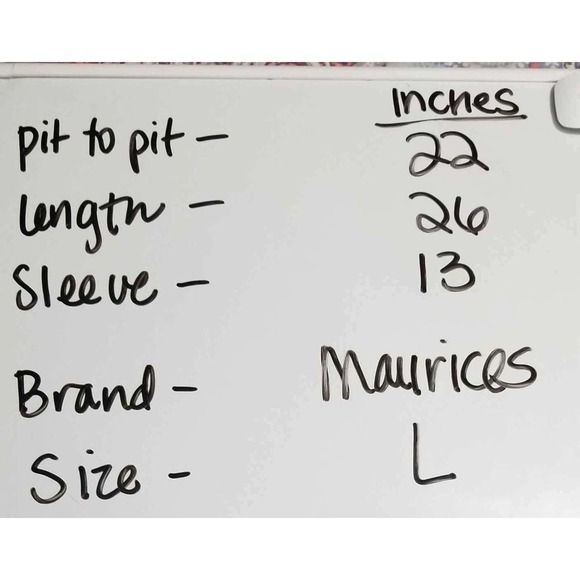 NWT! Maurice's Dark Teal Velour Dot Burnout Puff Sleeve Blouse Size Large - Picture 10 of 10